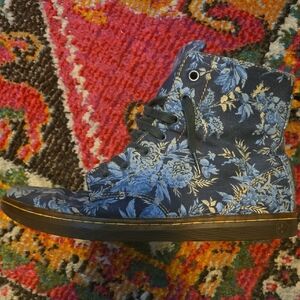 Dr Martens Floral High-Top Women's Boots